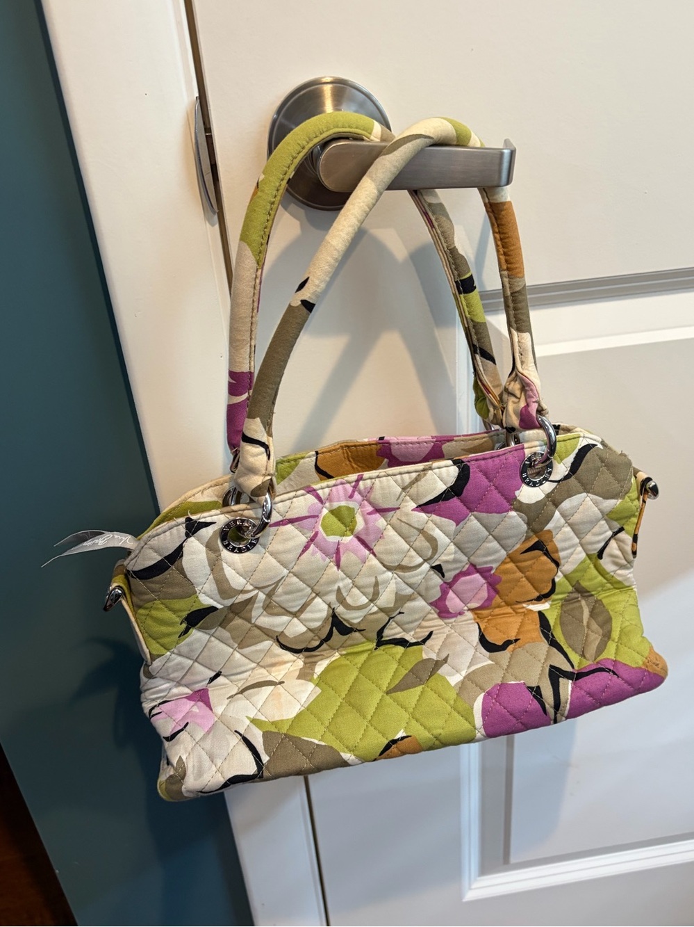Vera Bradley Quilted Floral Hand Bag